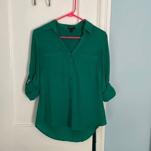 Express button down blouse